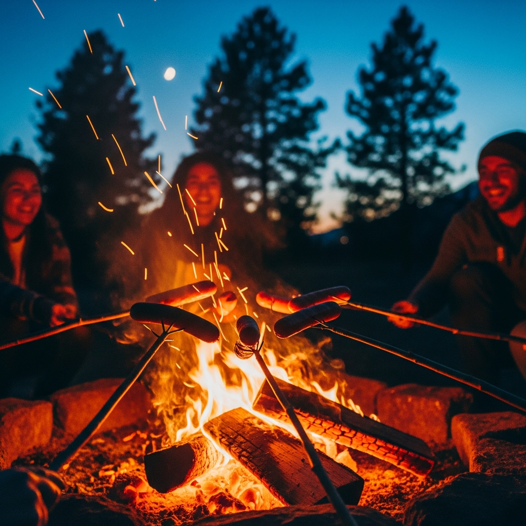 Fire-Roasted Hot Dogs